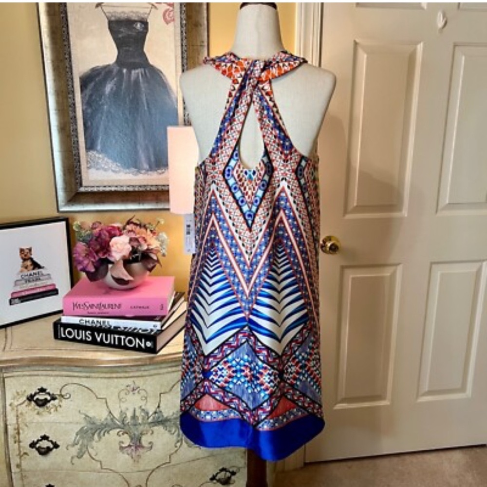 Colorful Geometric Pattern Dress - Picture 3 of 4